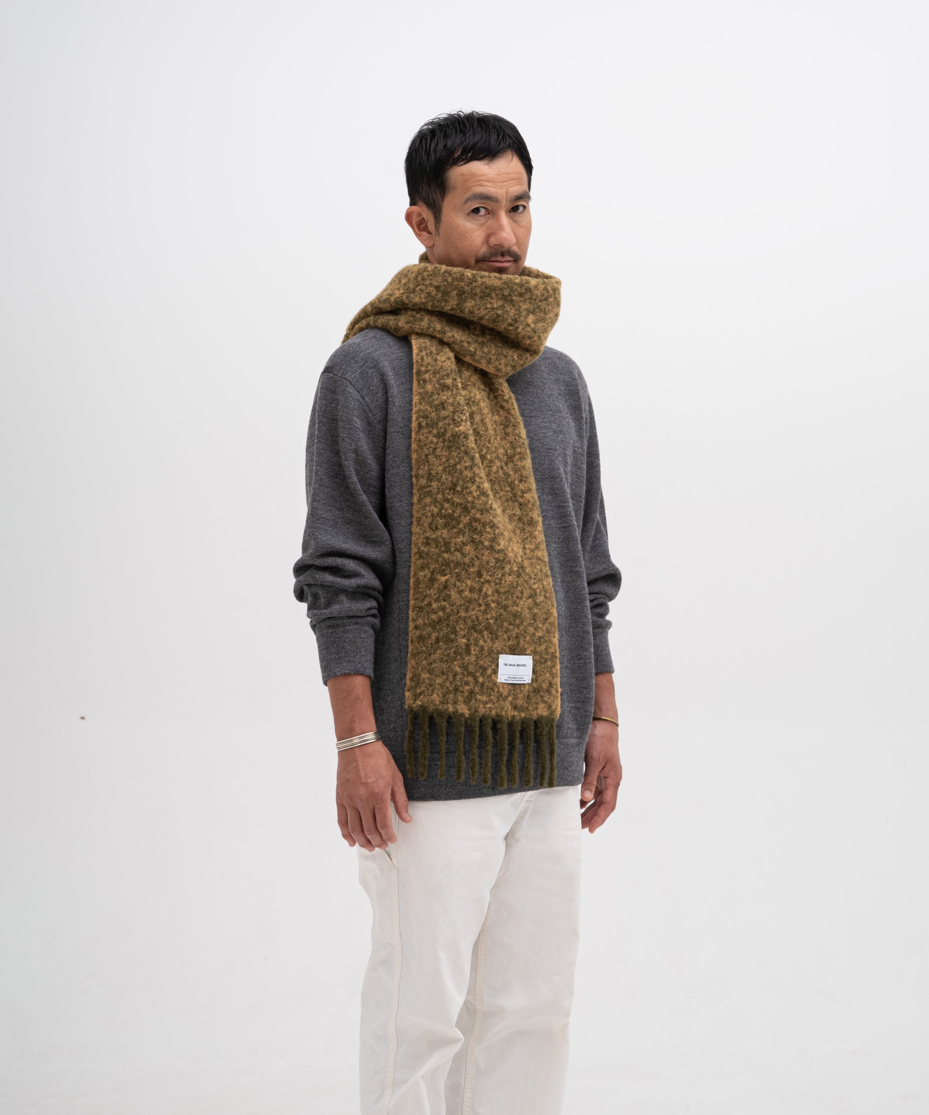 Two Colour Woolly Scarf – The Inoue Brothers