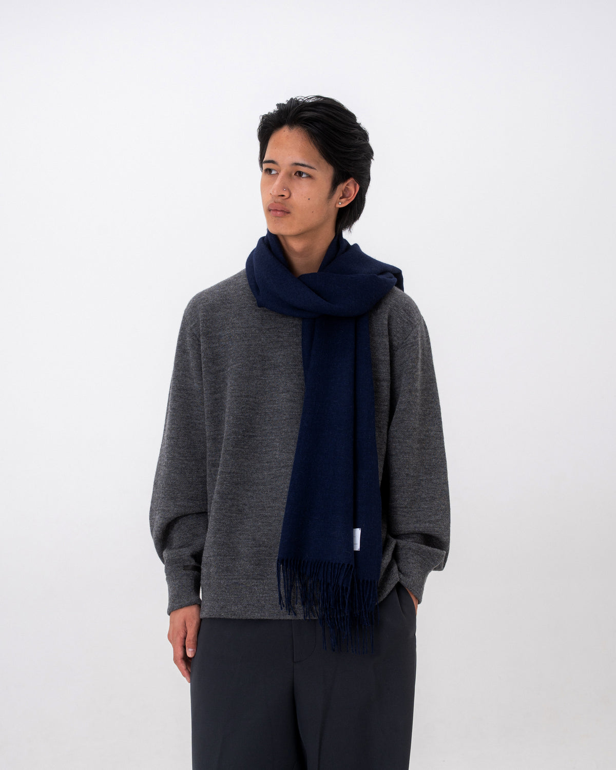 !_Non Brushed Stole Twisted Fringes