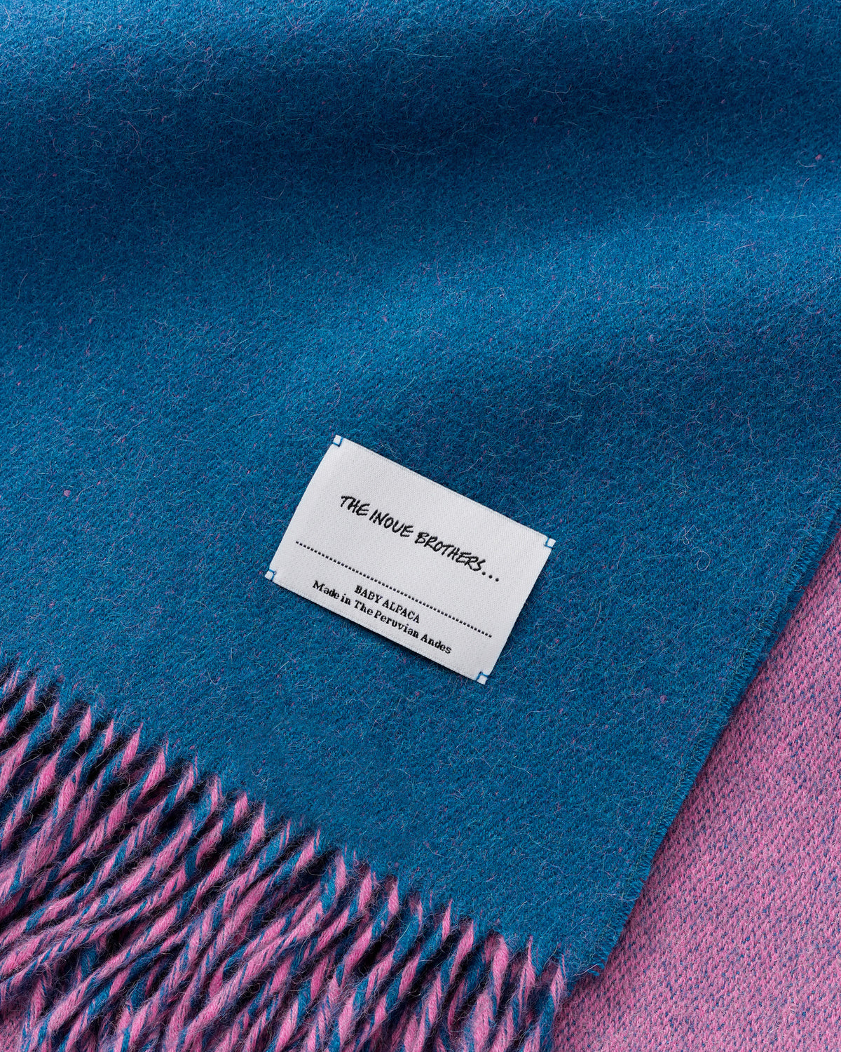 Double Faced Large Brushed Stole