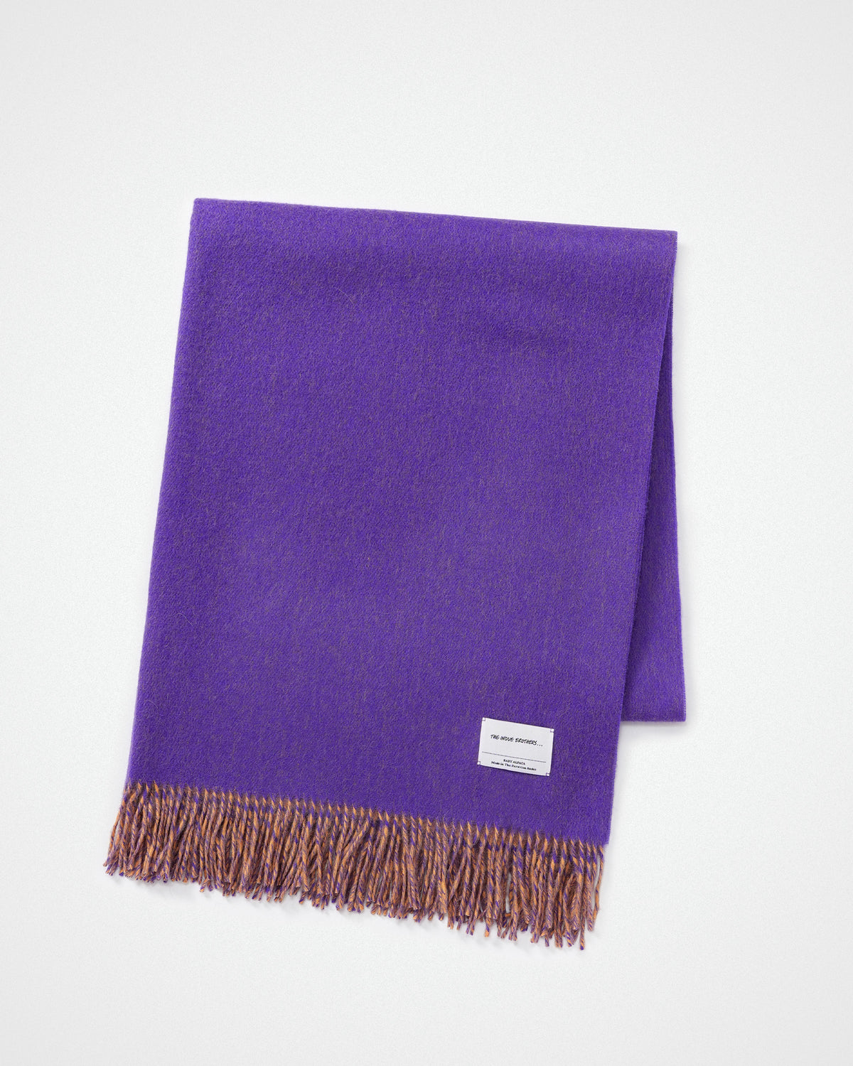 Double Faced Large Brushed Stole