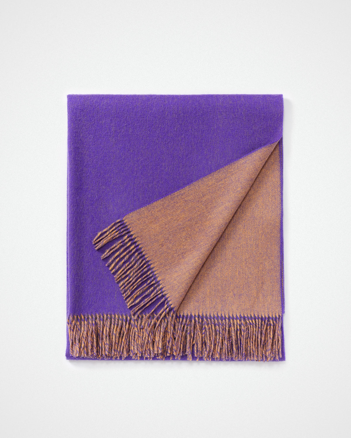 Double Faced Large Brushed Stole