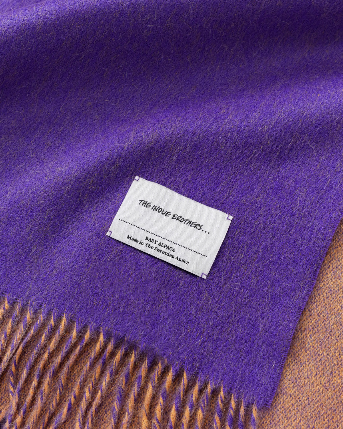 Double Faced Large Brushed Stole