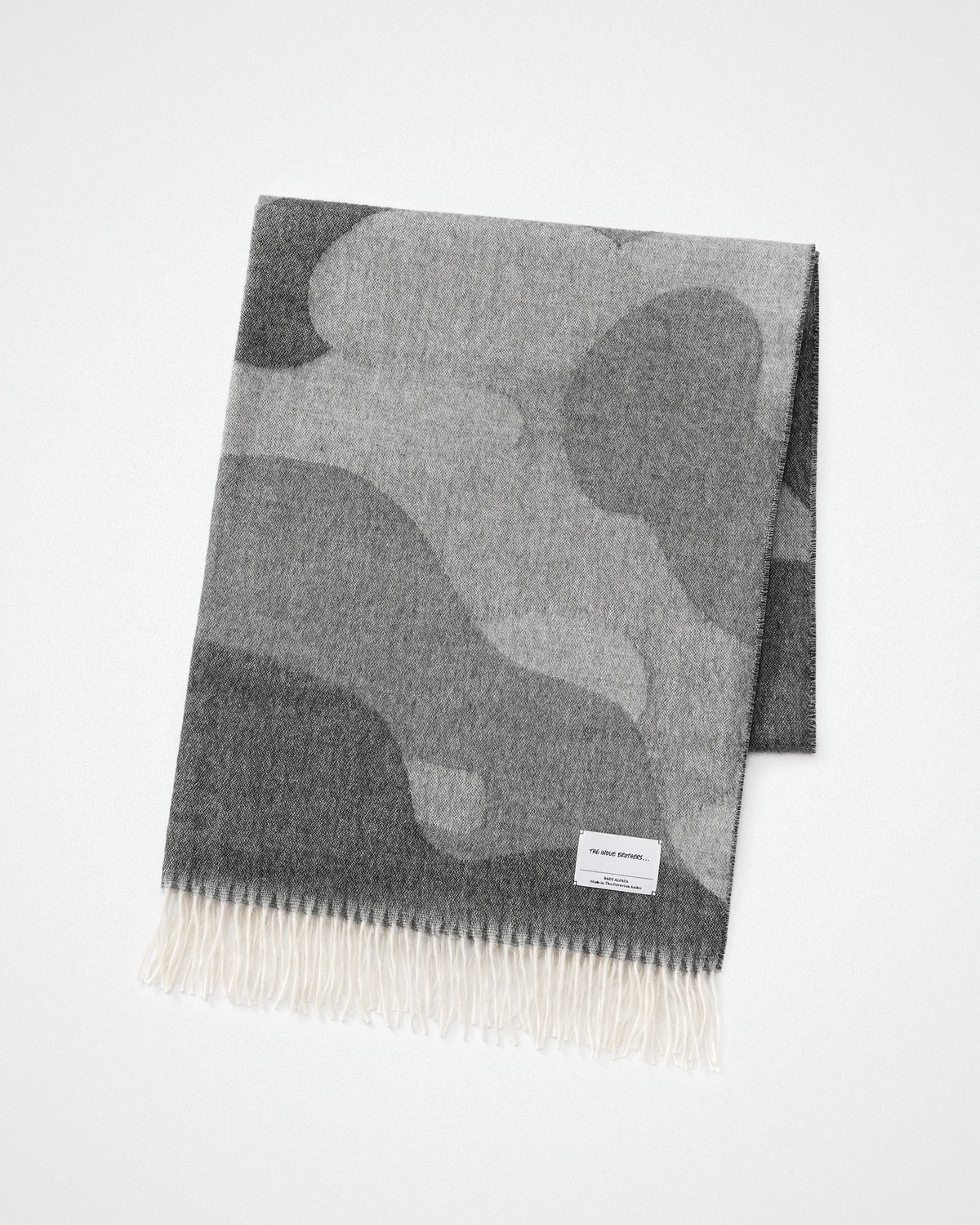 Large Brushed Stole Camo