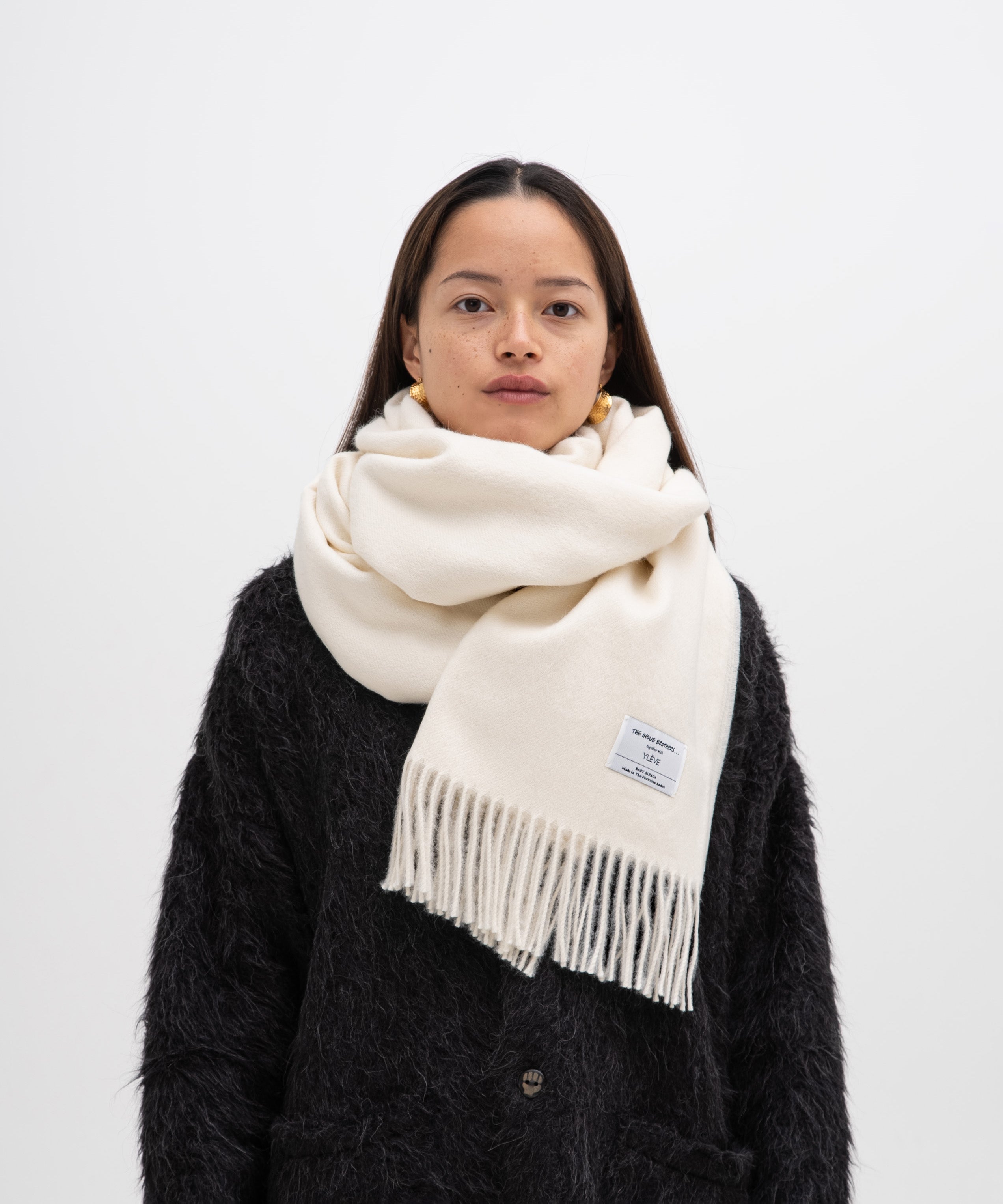 Custom Large Brushed Stole-Solid