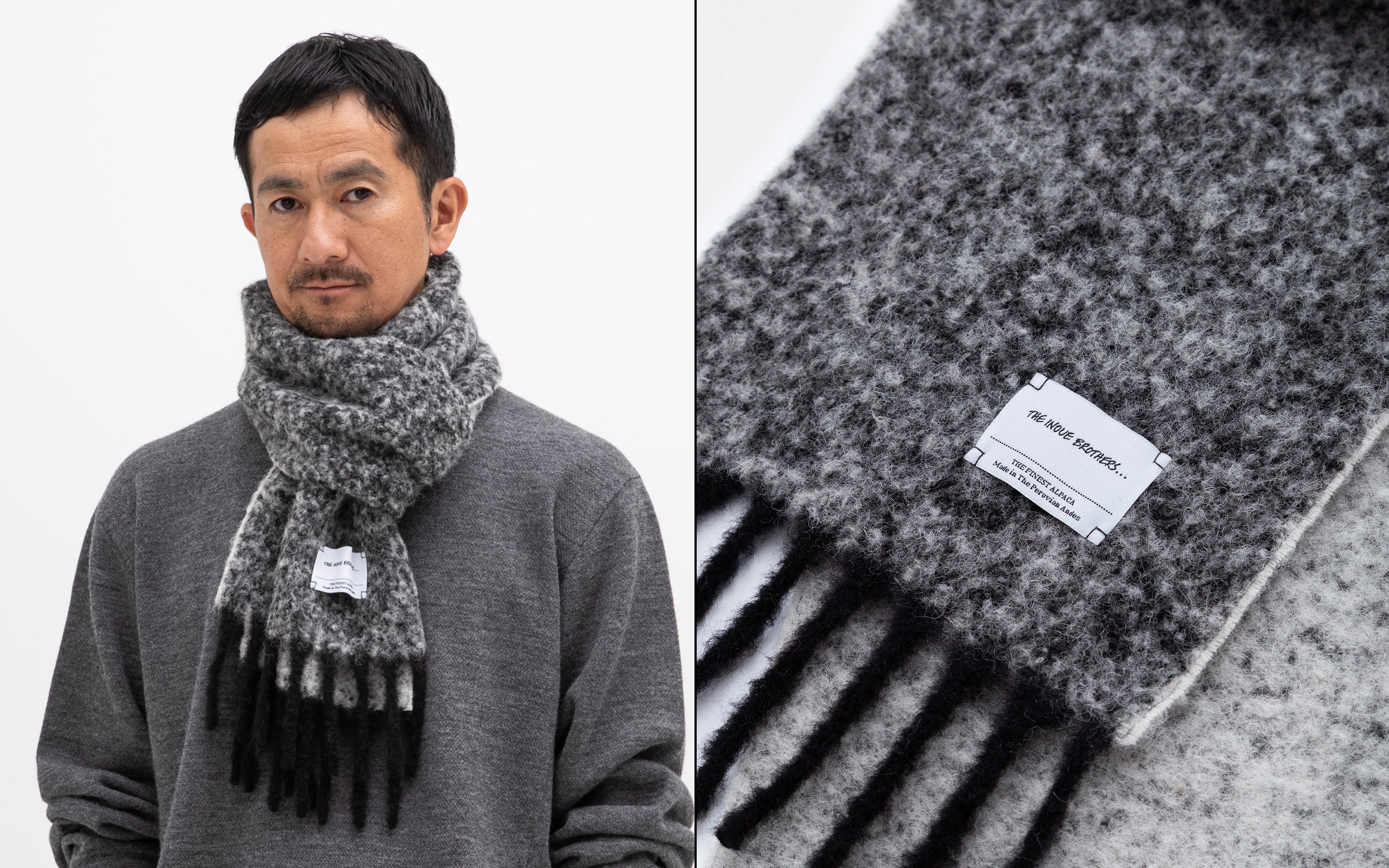 小物 DELUXE x THE INOUE BROTHERS WOOLLY SCARF New Scarf Designs for This Winter 2025 – The Inoue Brothers