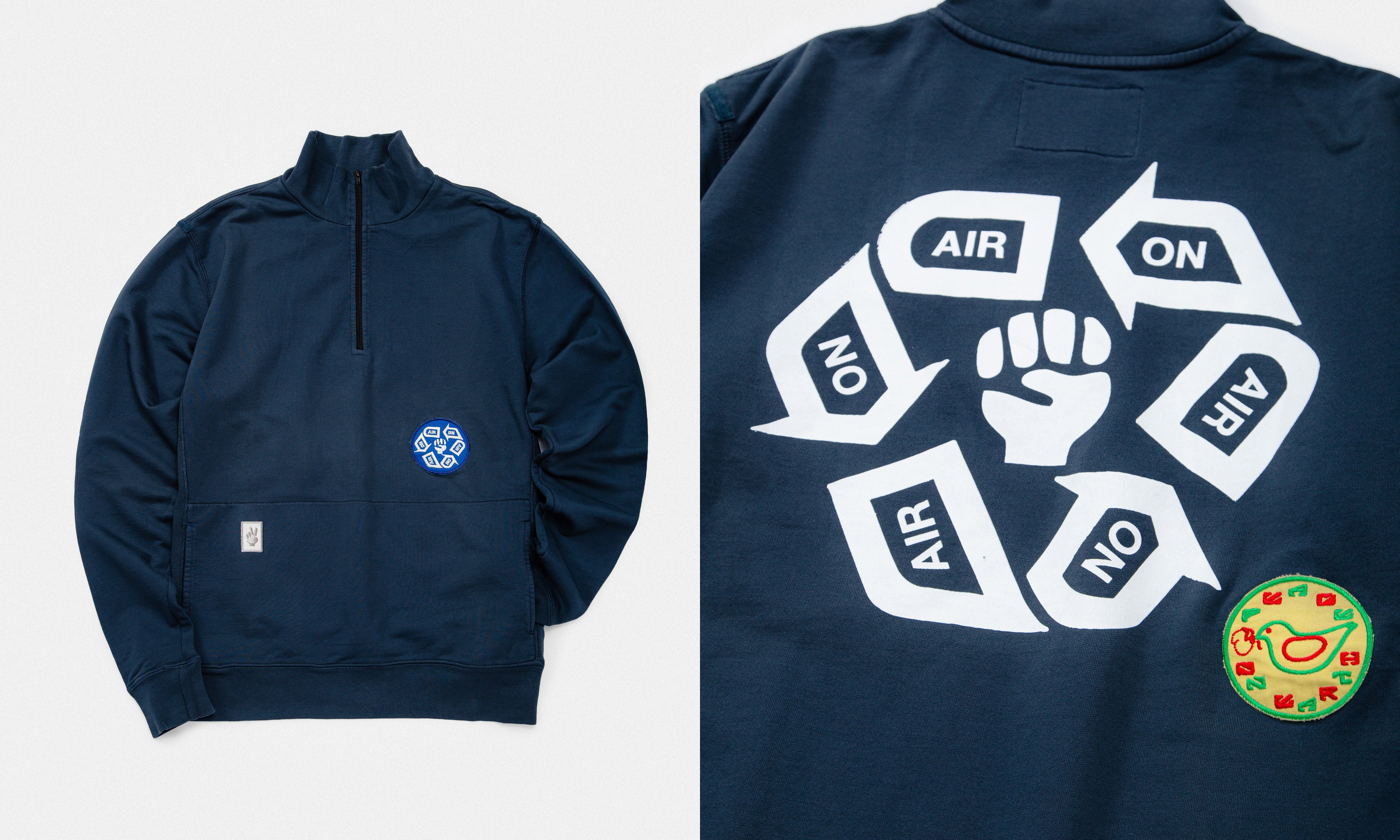 Upcycled Funnel Neck Sweat / ON AIR