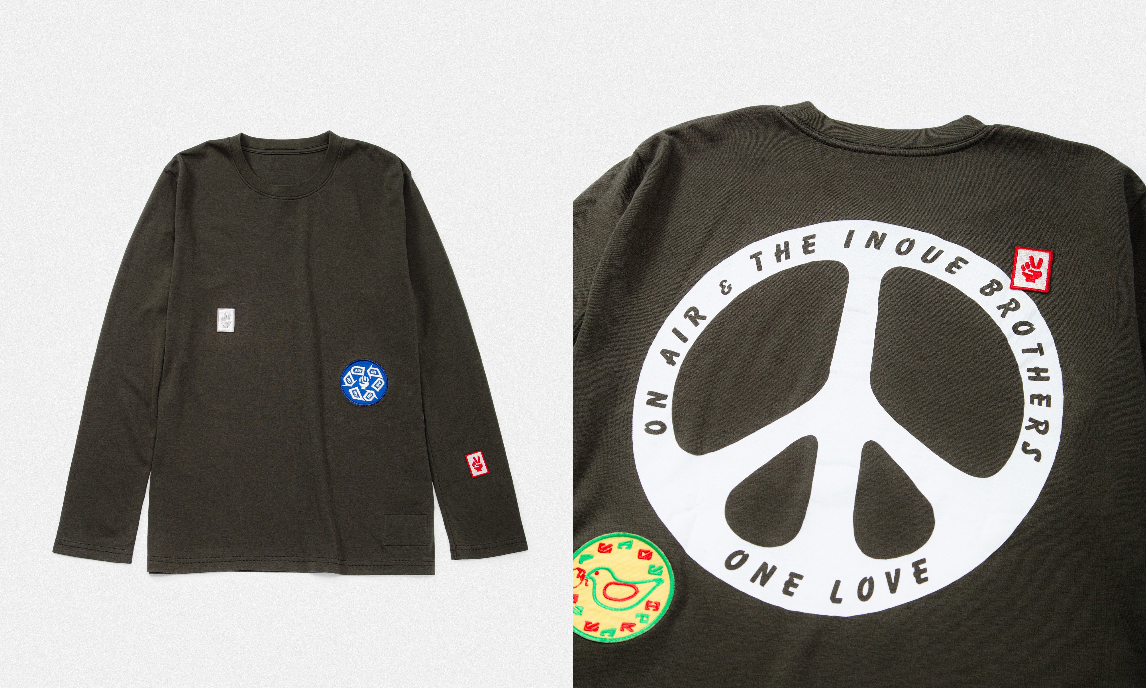 Upcycled Long Sleeve T-shirt / ON AIR
