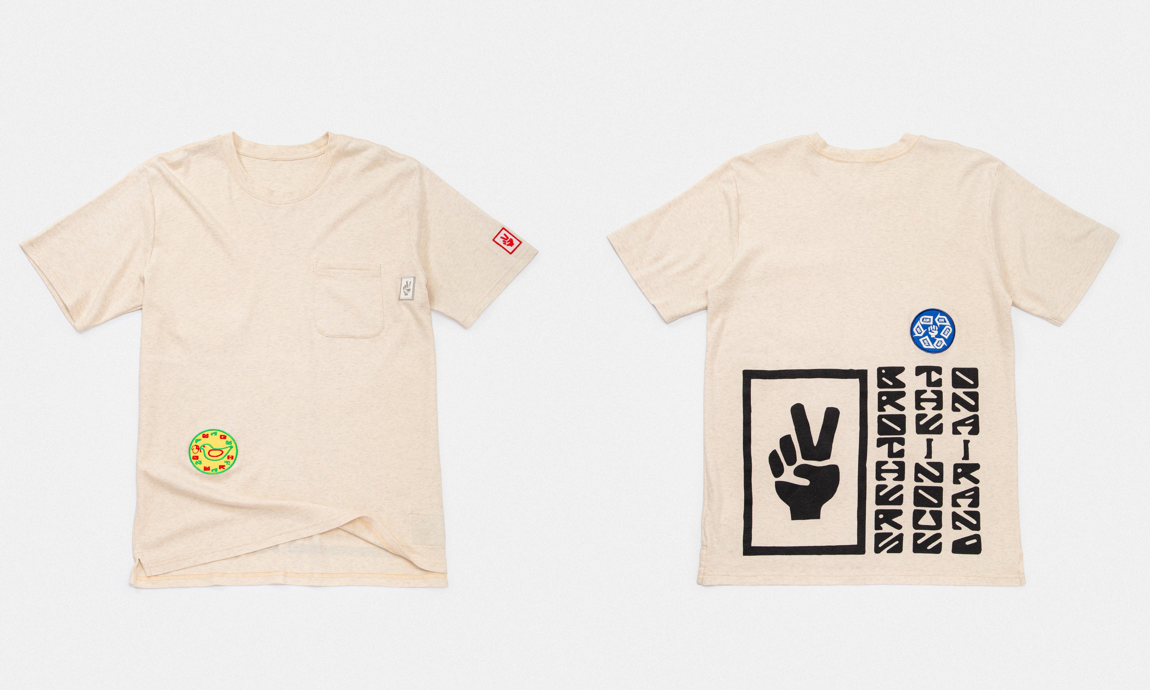 Upcycled Pocket T-shirt / ON AIR