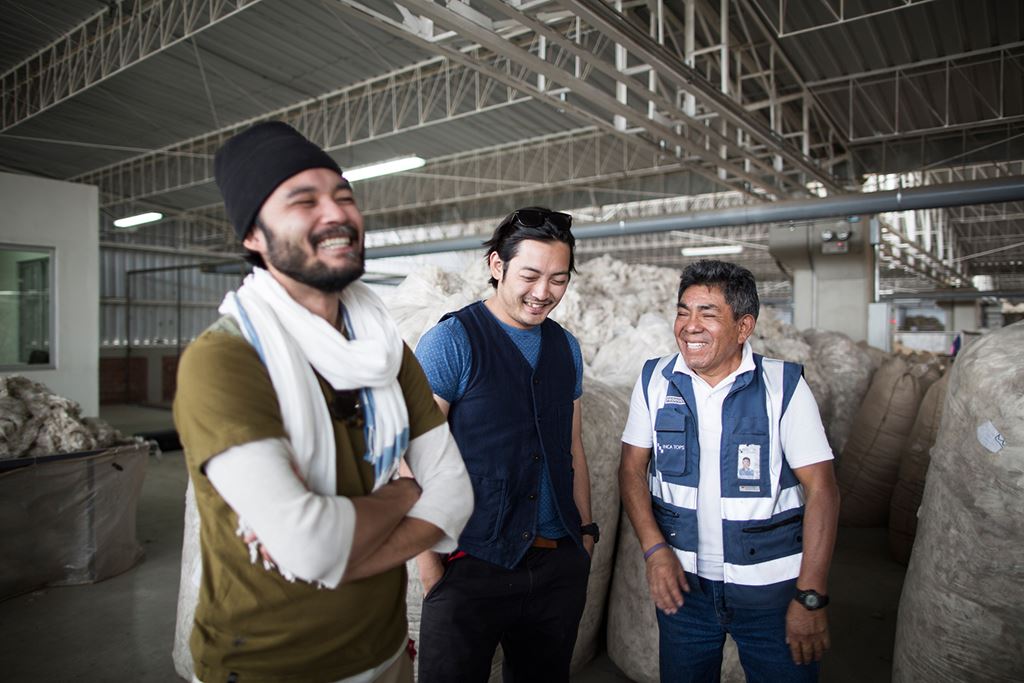 The cheerful sorting plant manager.