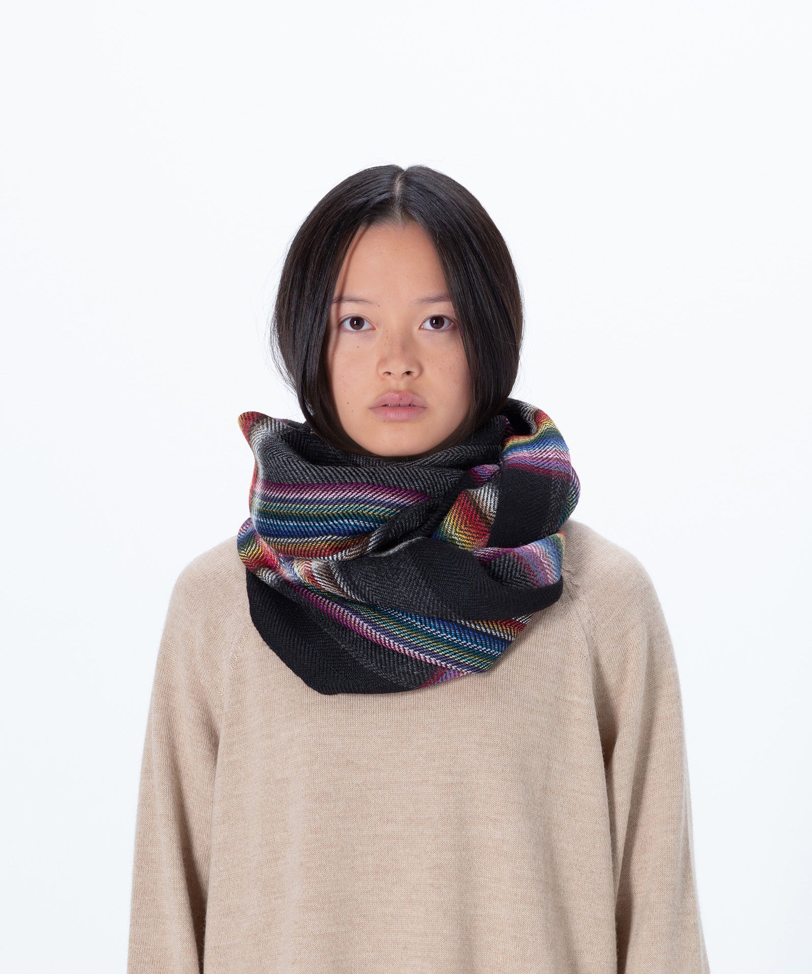 Multi Colored Scarf（THE INOUE BROTHERS) Multi Coloured Scarf – The Inoue Brothers