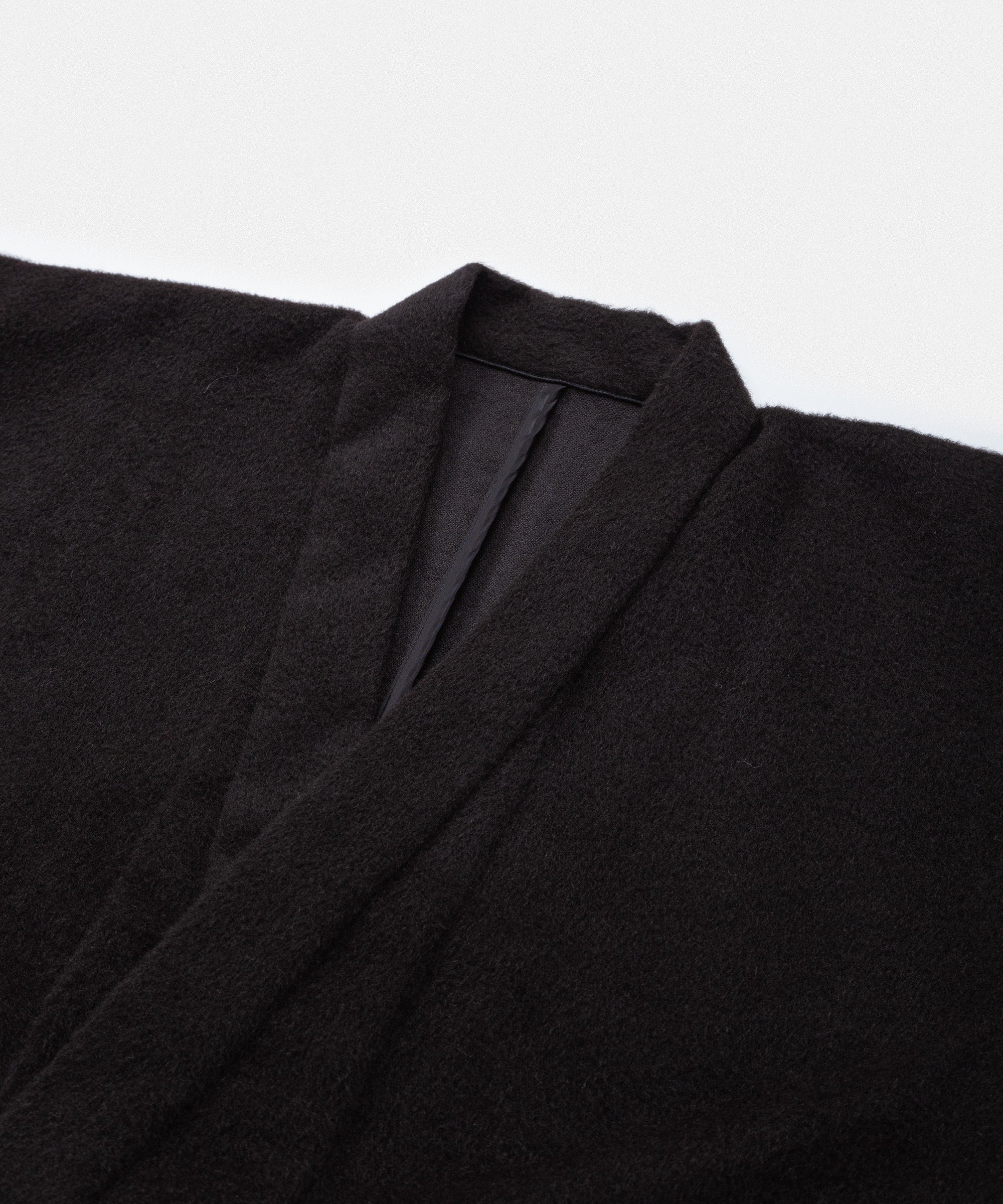 Pure Black Kimono Jacket